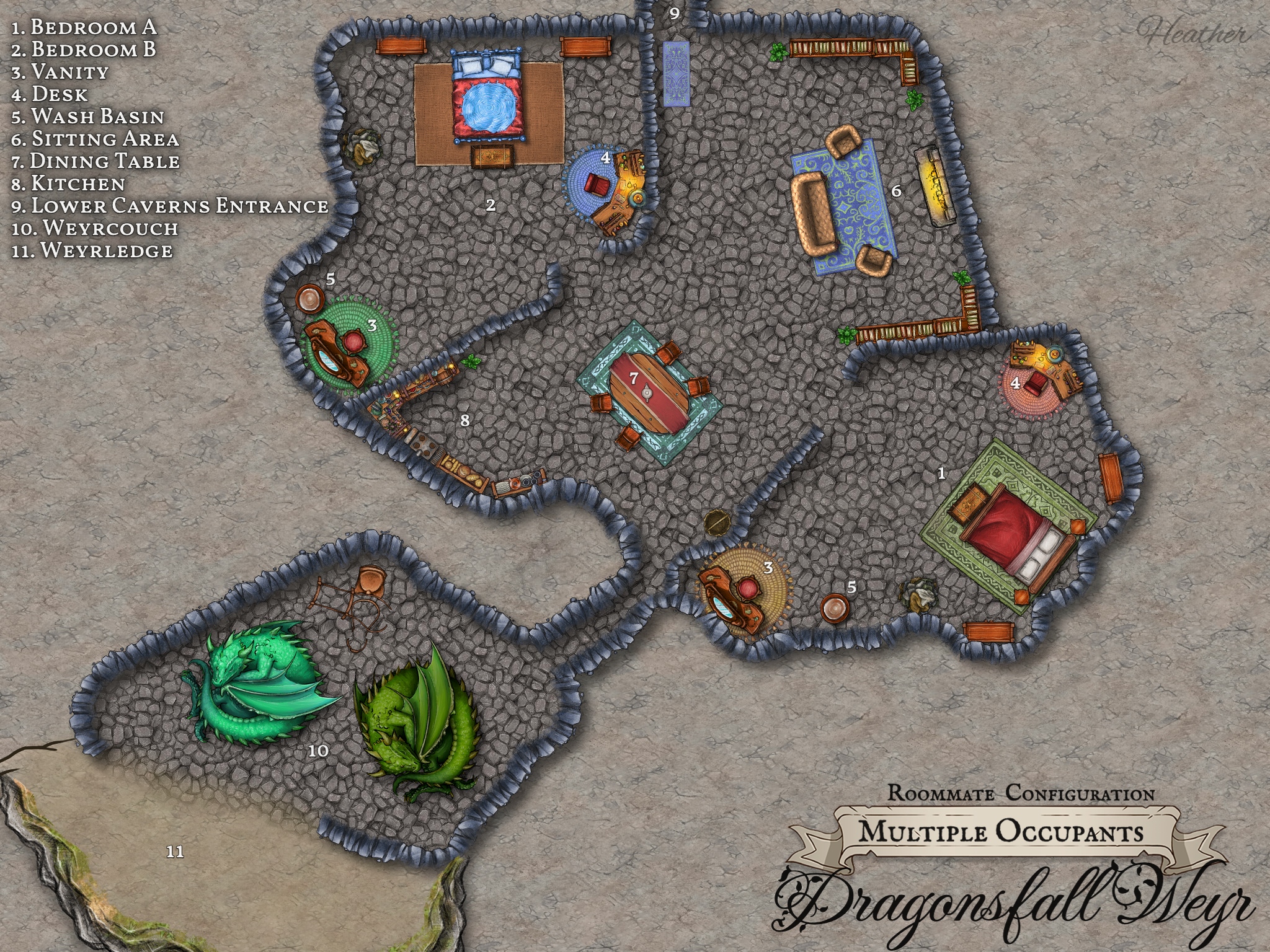 Dragonsfall Weyr - Dual Occupants